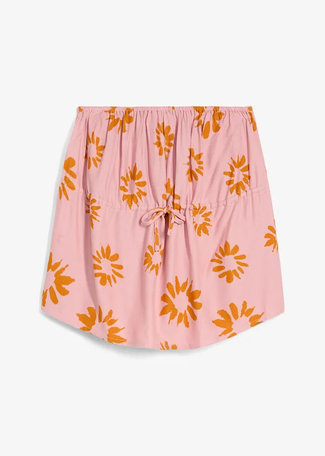 Top bandeau din viscoză moale