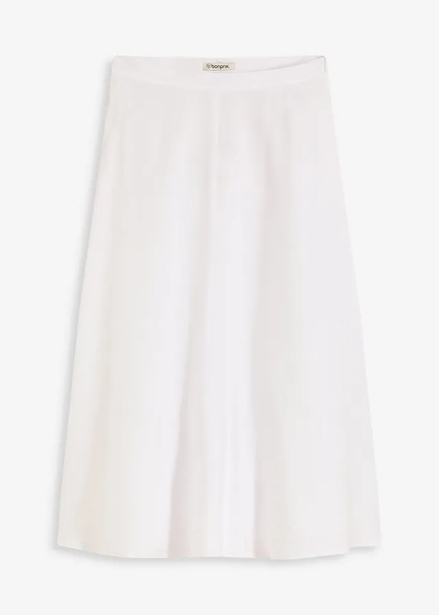 Midi sukňa z padavého viskózového mixu