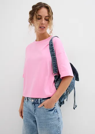 T-shirt 100% coton • rose • Boutique bonprix