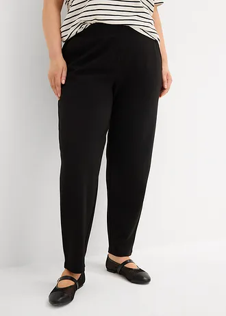 Sweatpants met comfortabele band, Kleur: zwart