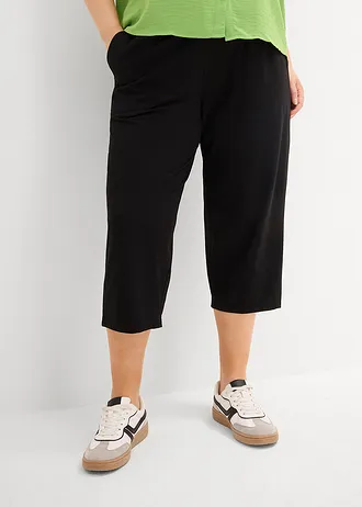 Pantalon en jersey, Couleur: noir