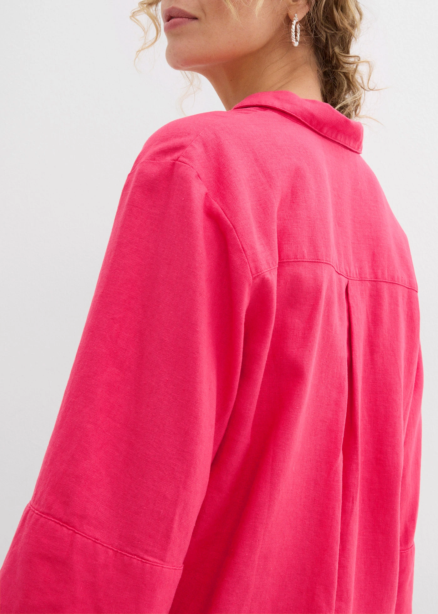 Chemisier en matière rafraîchissante • rose paradis • Boutique bonprix