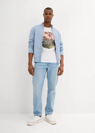 T-shirt van biologisch katoen • wit met print • bonprix online shop