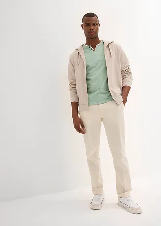 T-shirt 2 w 1, krótki rękaw • zielony pastelowy melanż • sklep bonprix