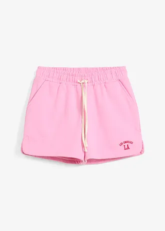 Sweat short van puur biologisch katoen • roze • bonprix online shop