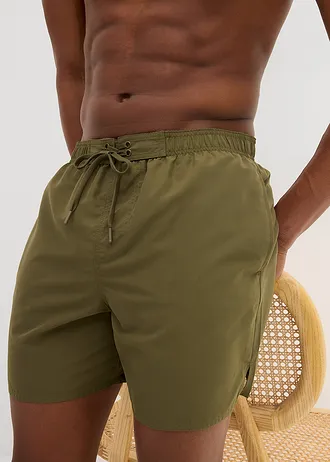 Short de bain avec poches • olive foncé • Boutique bonprix