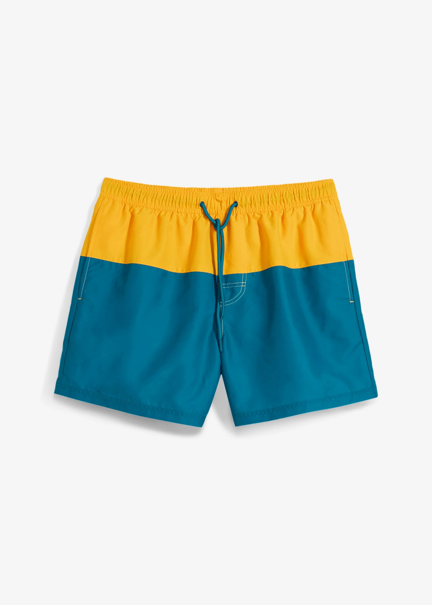 Heren zwemshort • geel-petrol • bonprix online shop