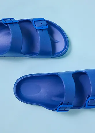 Mules déperlantes • bleu glacier • Boutique bonprix