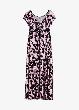 Midi šaty s potiskem • černo-pink s potiskem • bonprix obchod