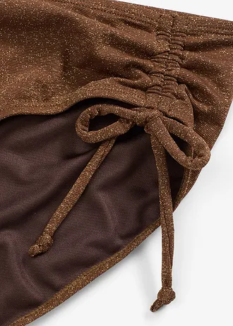 Bikini alsó csillogó anyagból • barna • bonprix áruház