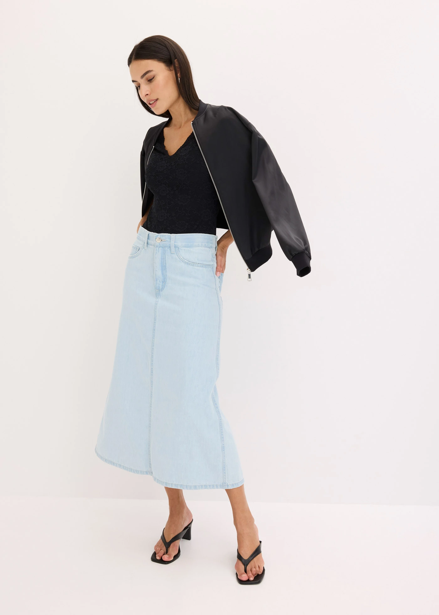 Kanten body • zwart • bonprix online shop