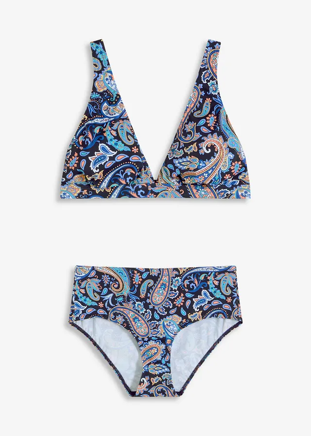 Bikini dos nu (ens. 2 pces), Couleur: bleu foncé