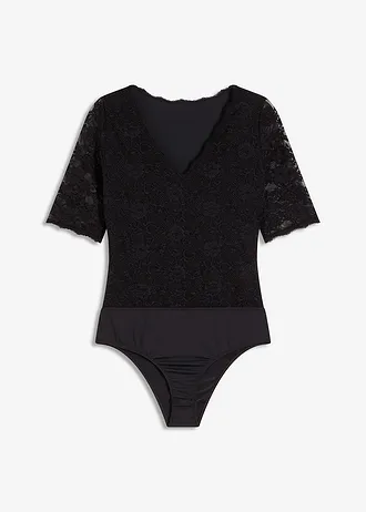 Kanten body • zwart • bonprix online shop