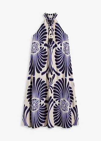 Robe longue et ample • bleu/blanc • Boutique bonprix