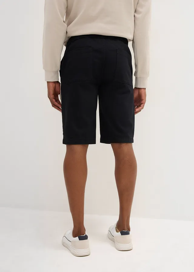 Instap bermuda, Kleur: zwart/wolwit