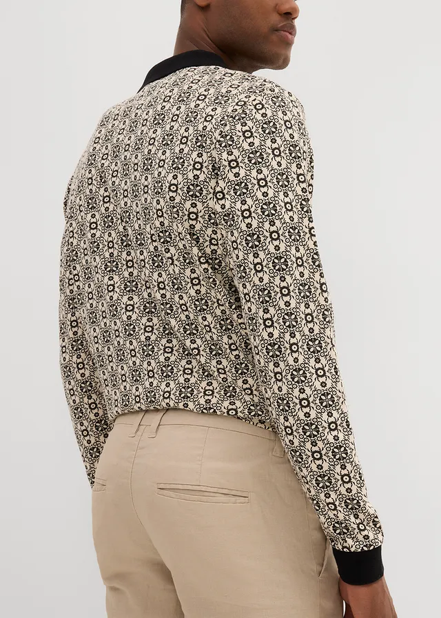 Bermuda chino en lin mélangé, Regular • sable • product-page.page-title-suffix