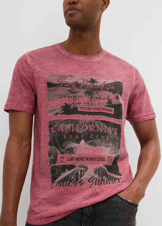 T-shirt van biologisch katoen in washed out look • soft bessen met print • product-page.page-title-suffix