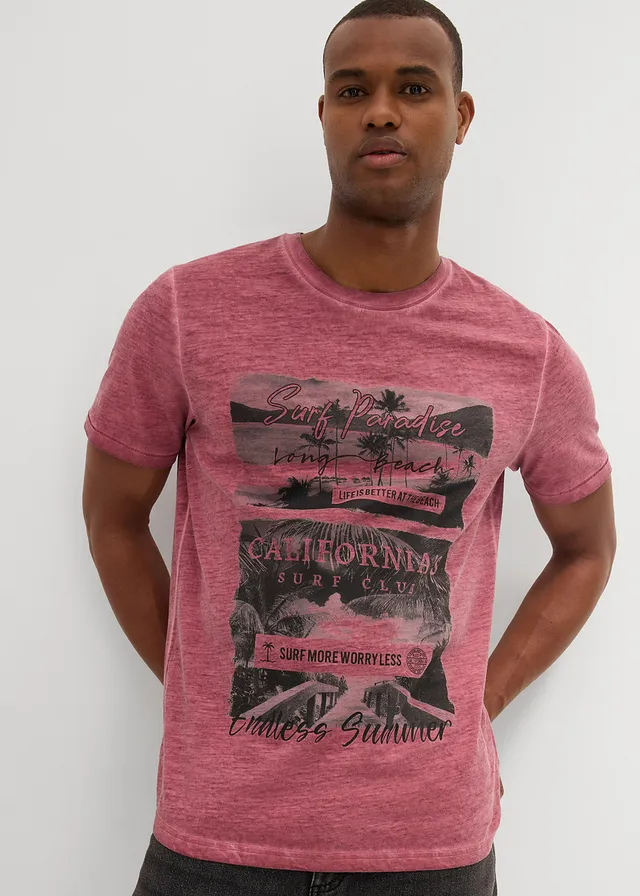 T-shirt van biologisch katoen in washed out look • soft bessen met print • product-page.page-title-suffix