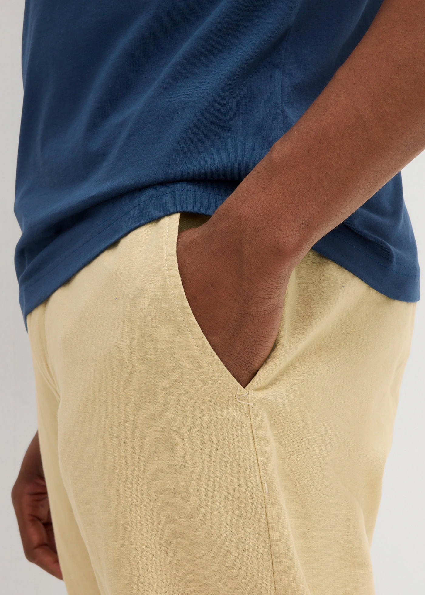 T-shirt z czystej bawełny organicznej (zestaw 2 szt.) • granatowy+czarny • sklep bonprix