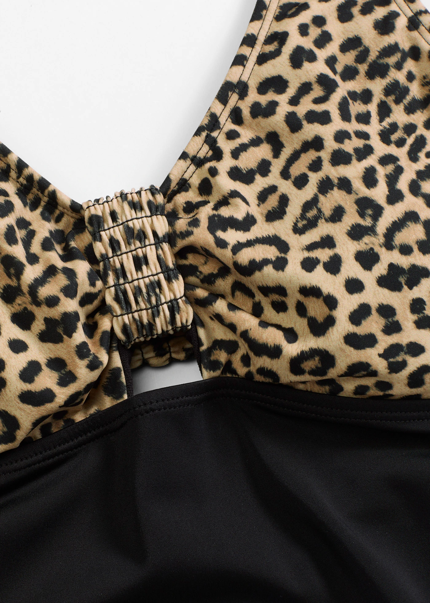 Jednodílné plavky • antracitová s leopardím potiskem • bonprix obchod