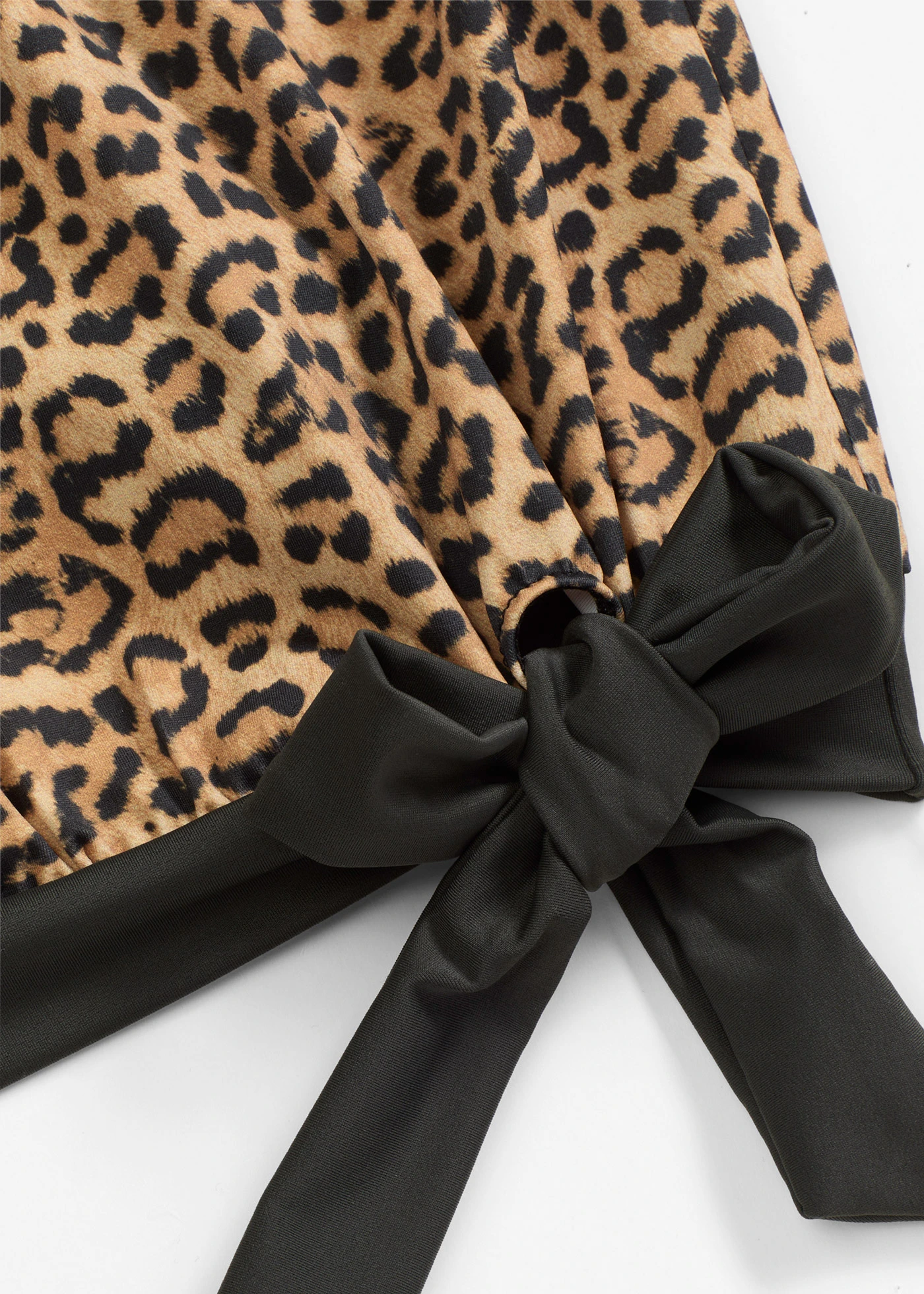 Tankini oversize à bretelles amovibles (ens. 2 pces) • beige léopard • Boutique bonprix