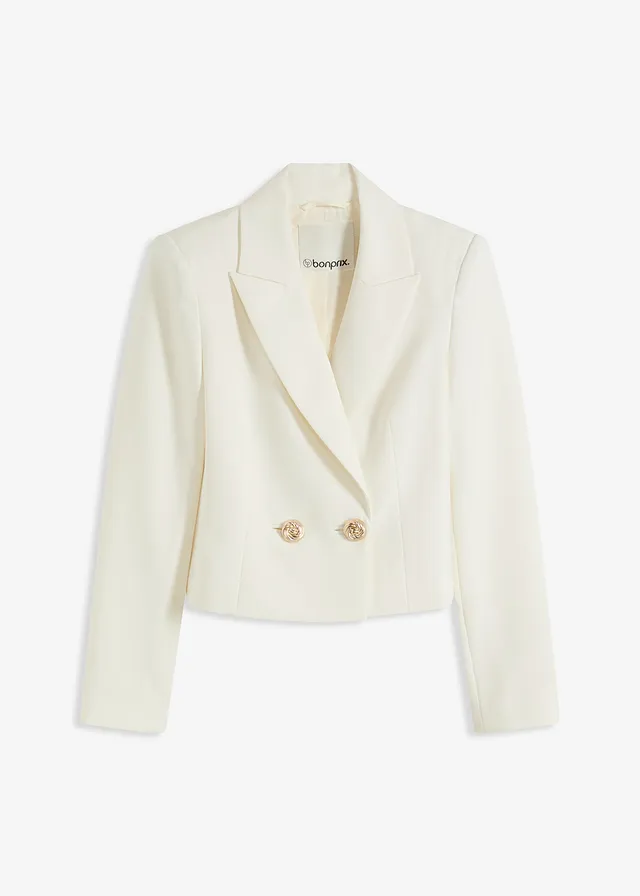 Blazer court • écru • Boutique bonprix