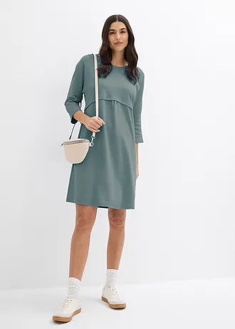 Shirtjurk van biologisch katoen, Kleur: eucalyptusgroen
