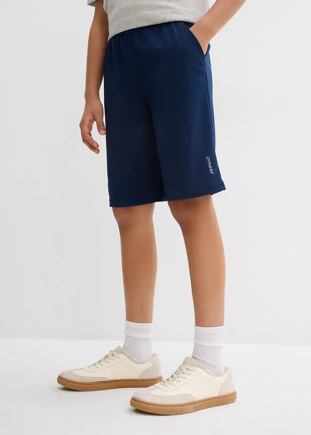 Sport short, regular fit, Kleur: donkerblauw