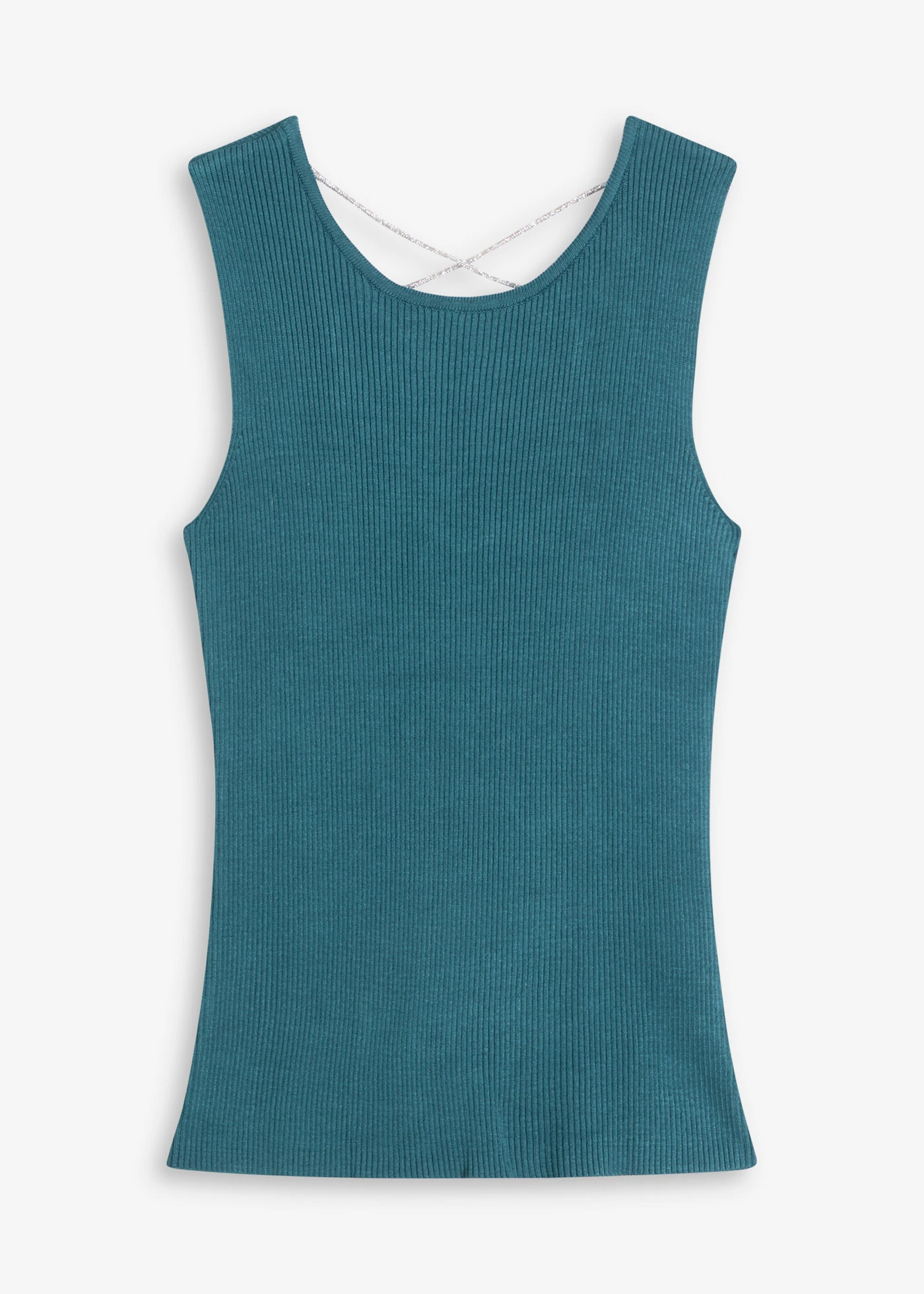 Pletený top s třpytivou šňůrkou • zelený pepř • bonprix obchod