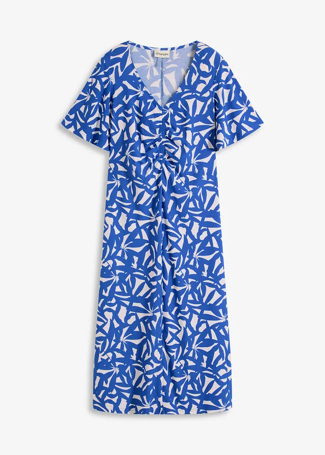 Džersejové šaty s riasením