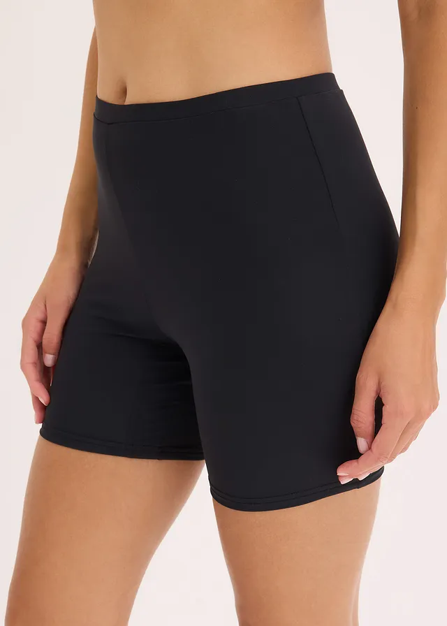 Middellange tailleboxer (set van 4), Kleur: wit+zwart