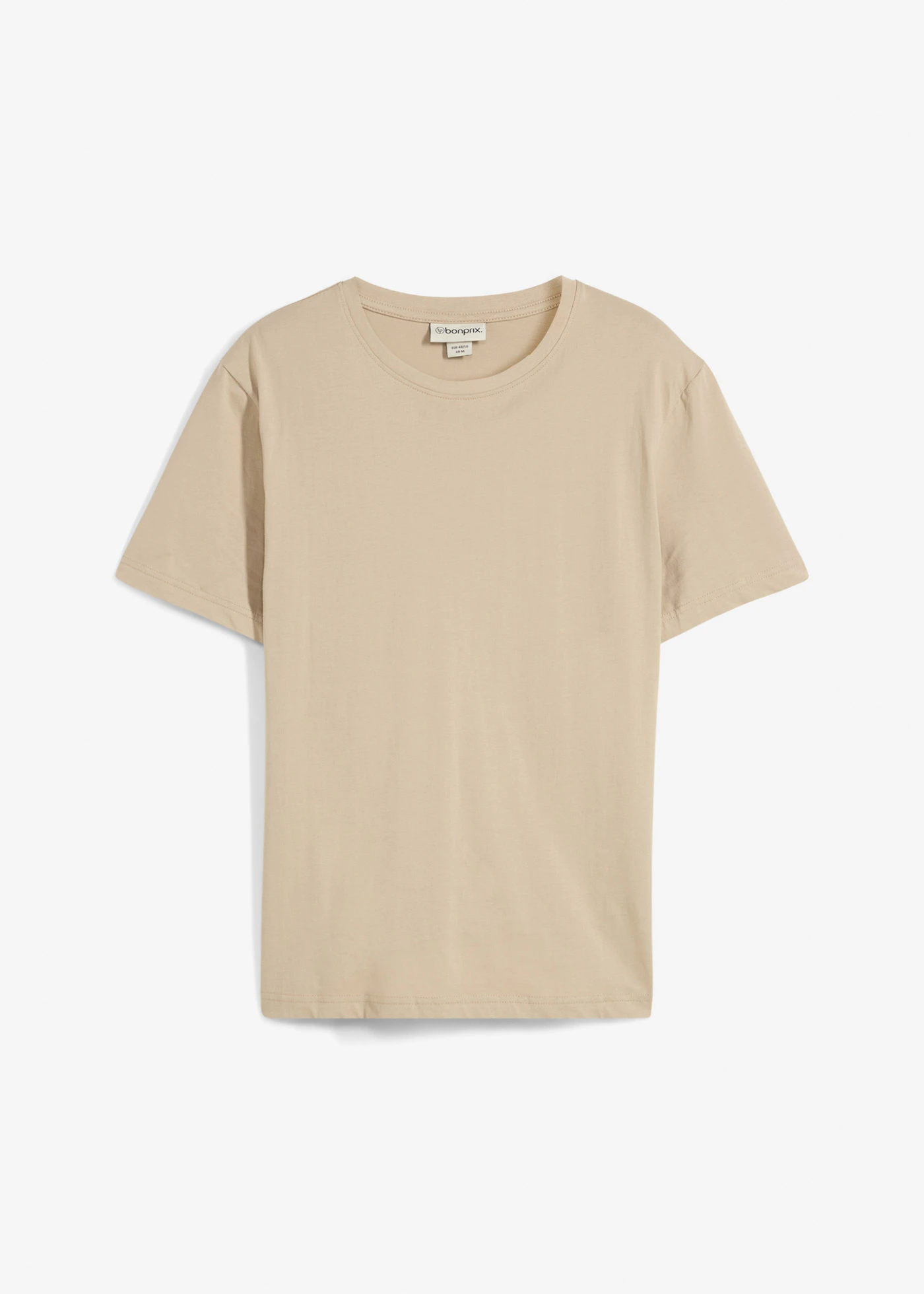 Tričko z čisté organické bavlny • písková s potiskem • bonprix obchod
