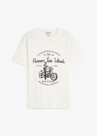 Tricou din bumbac organic 100%, culoare: gri închis imprimat