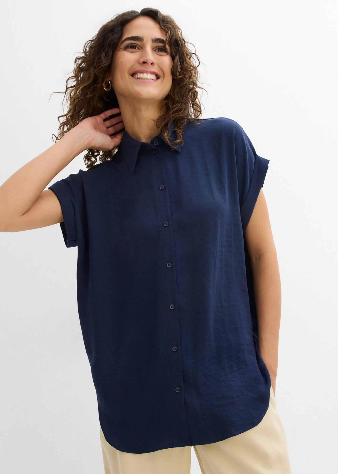 Blouse • donkerblauw • bonprix online shop