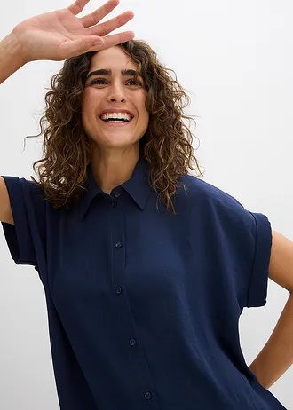 Blouse • donkerblauw • bonprix online shop