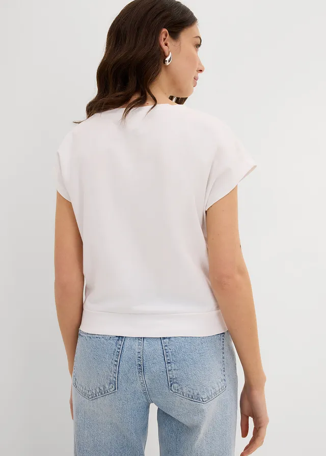 T-shirt court 100% coton • blanc • product-page.page-title-suffix