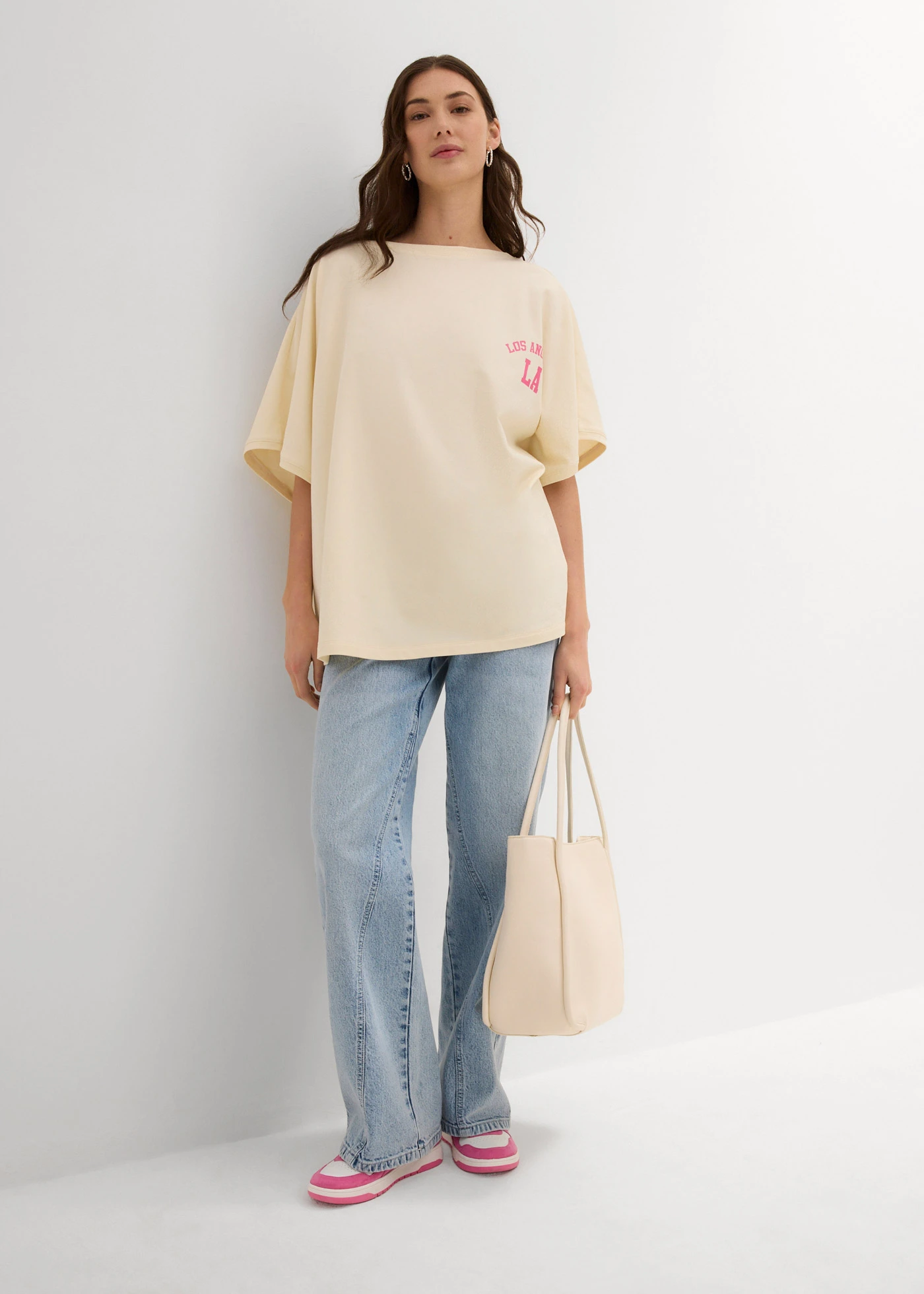 Oversized shirt • crèmewit • bonprix online shop