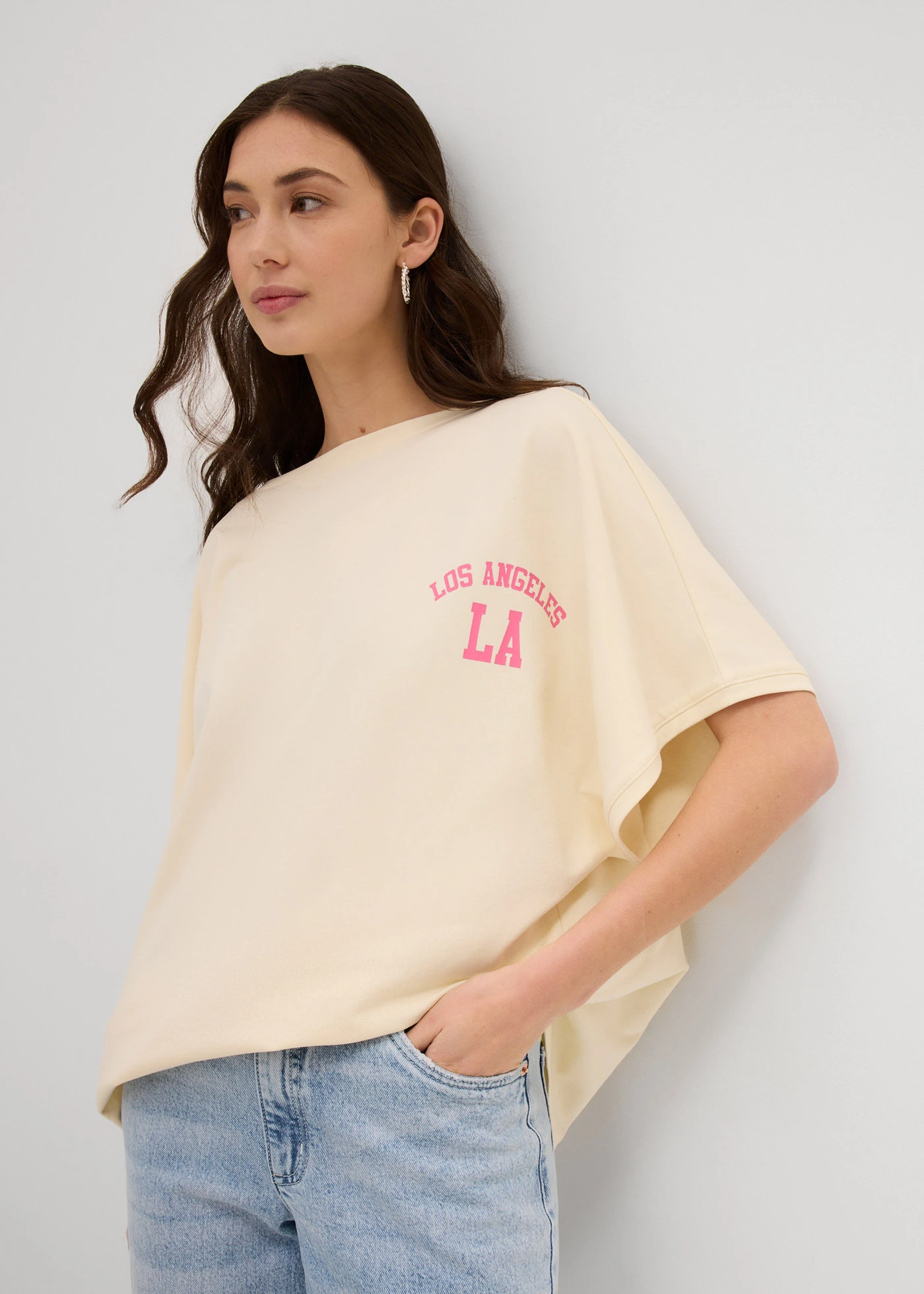 Oversized shirt • crèmewit • bonprix online shop