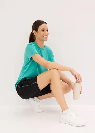 Funkční sportovní šortky, rychleschnoucí • černá • bonprix obchod