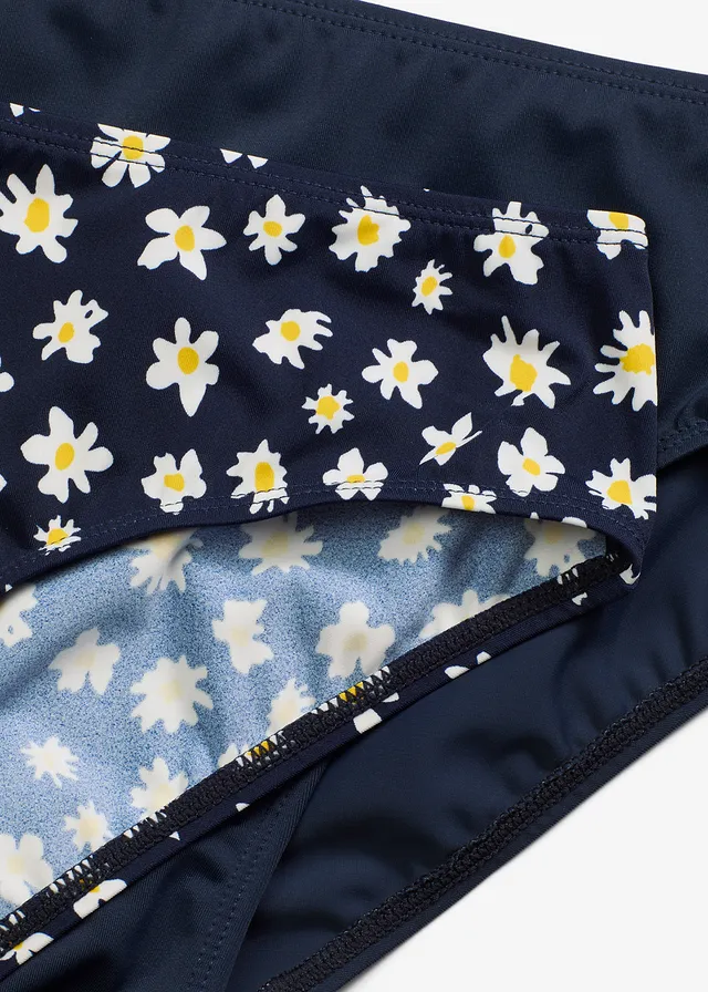 Bikinibroekje (set van 2) • donkerblauw-donkerblauw gebloemd • product-page.page-title-suffix