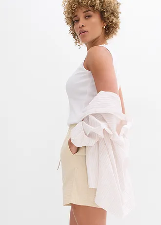 Mousseline short • lichtsand • bonprix online shop