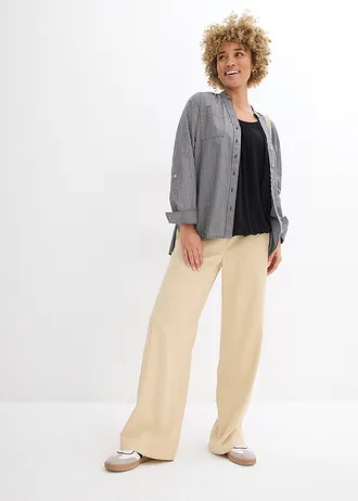 Shirt van een zachte viscosemix • zwart • bonprix online shop