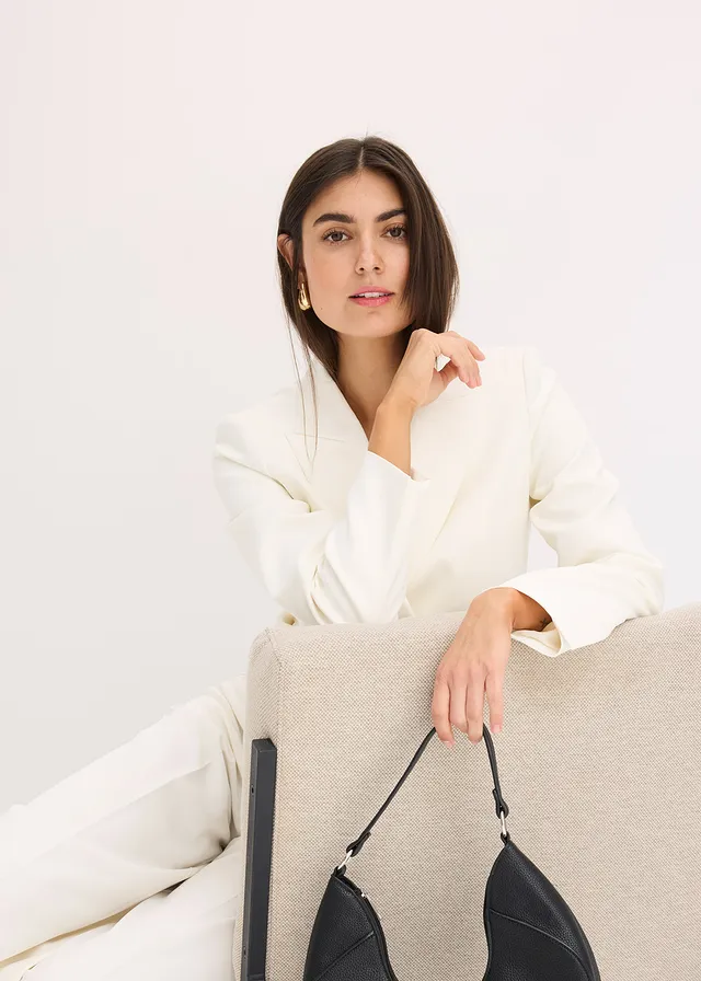 Korte blazer • wolwit • product-page.page-title-suffix