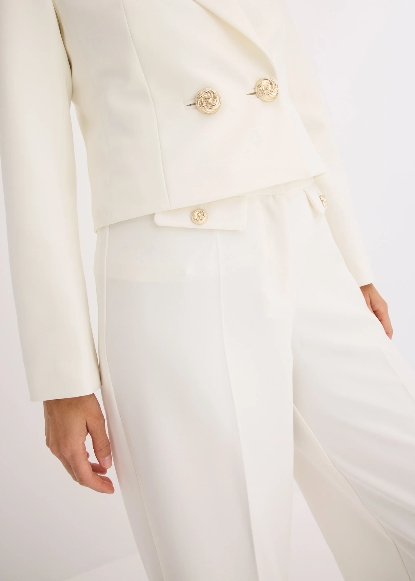 Korte blazer • wolwit • bonprix online shop