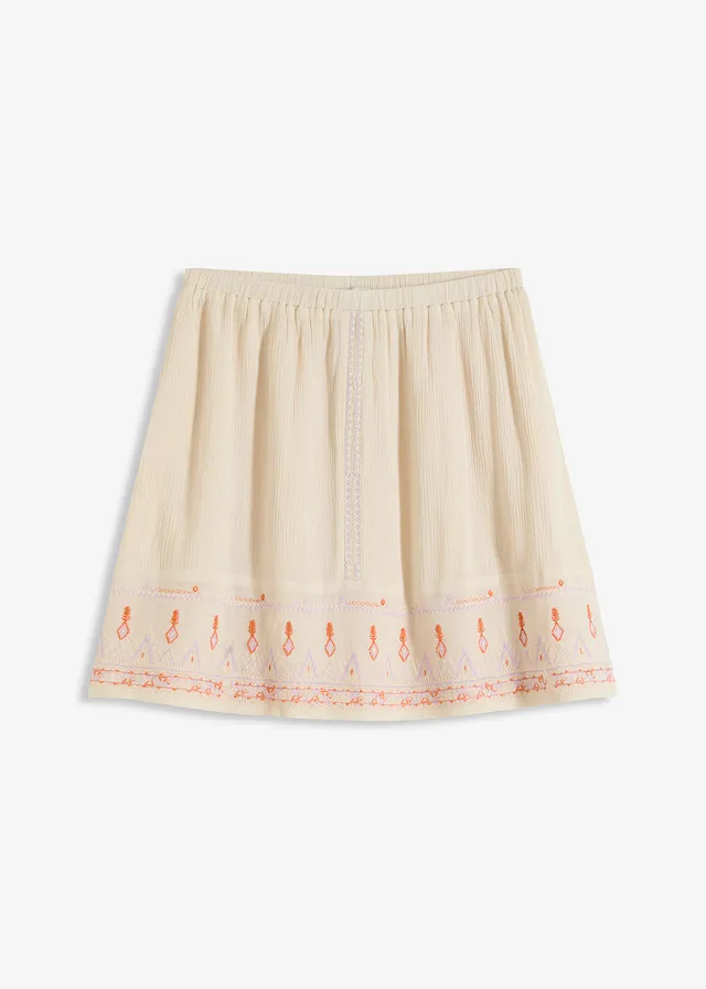 Mini sukňa s výšivkou