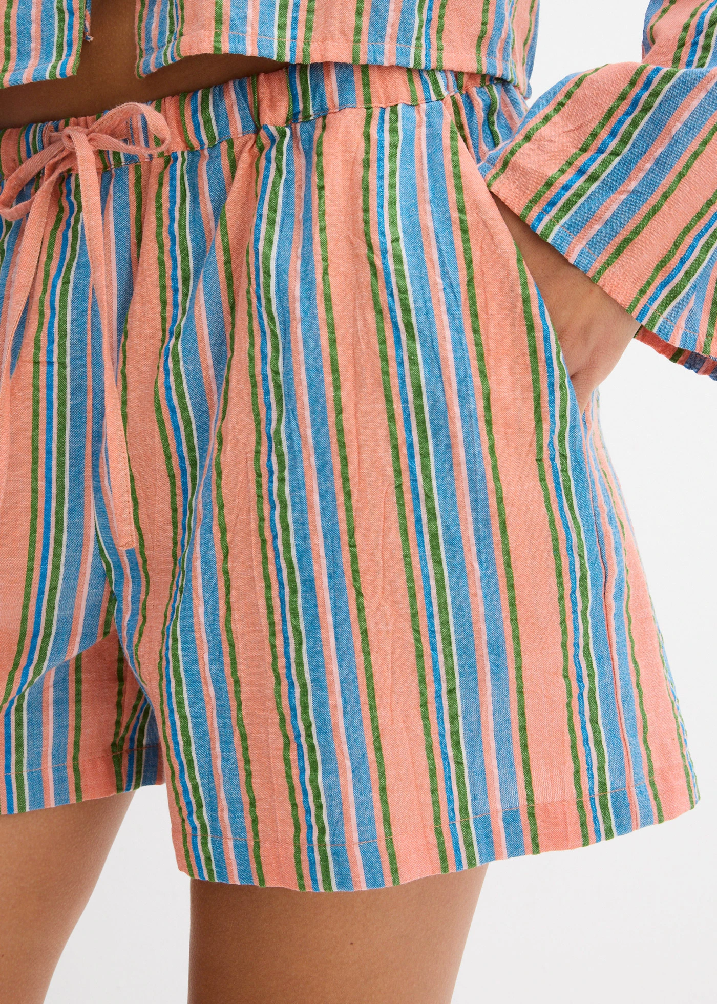 Šortky z čisté bavlny • pestré barvy s proužky • bonprix obchod