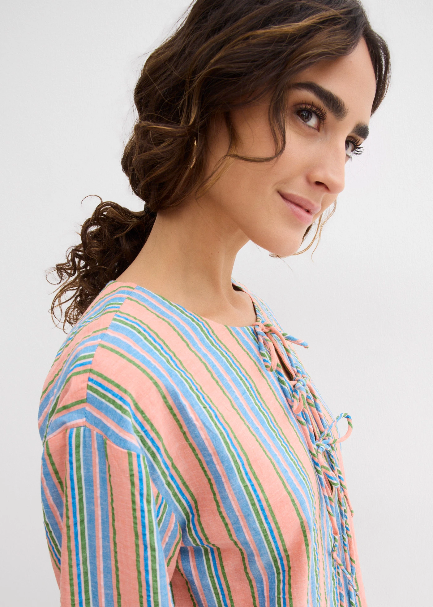 Halenka z čisté bavlny • pestré barvy s proužky • bonprix obchod