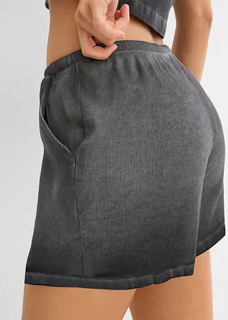 Short van biologisch katoen • leisteengrijs washed • bonprix online shop