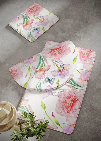 Covoraș de baie cu spumă memory • roz floral • magazin bonprix