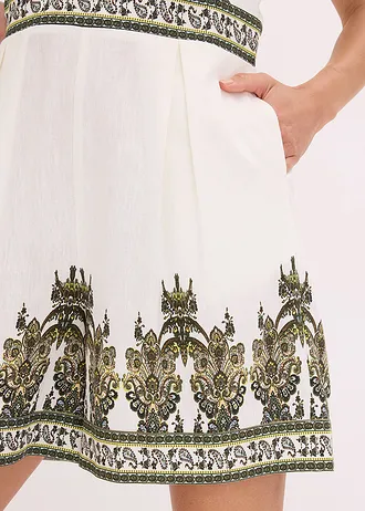 Combishort • écru/olive paisley • Boutique bonprix